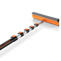 Extend-A-Reach window squeegee with 24ft extension pole. This long-handled squeegee is ideal for cleaning high windows, RVs, trucks and solar panels