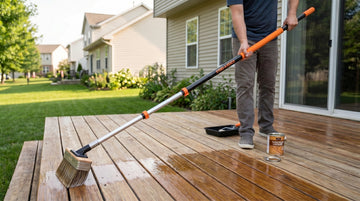 How to Choose the Right Deck Stain Brush (And Why a Deck Brush Beats a Roller)
