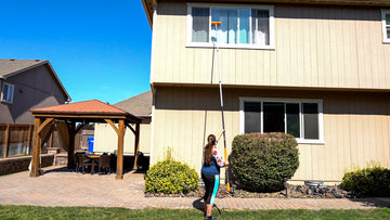 How to Clean High, Hard to Reach Windows