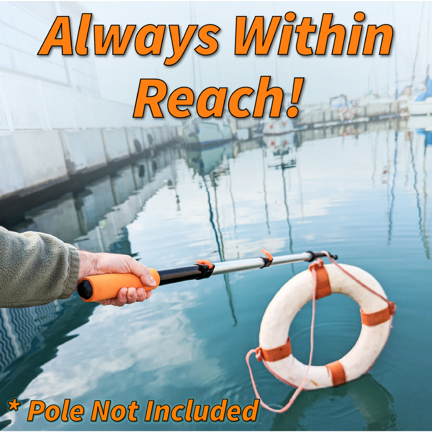 Boat Hook for Docking (Attachment Only)