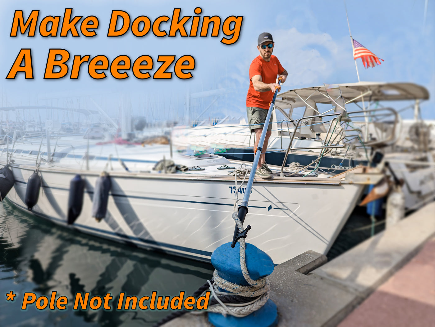 Boat Hook for Docking (Attachment Only)