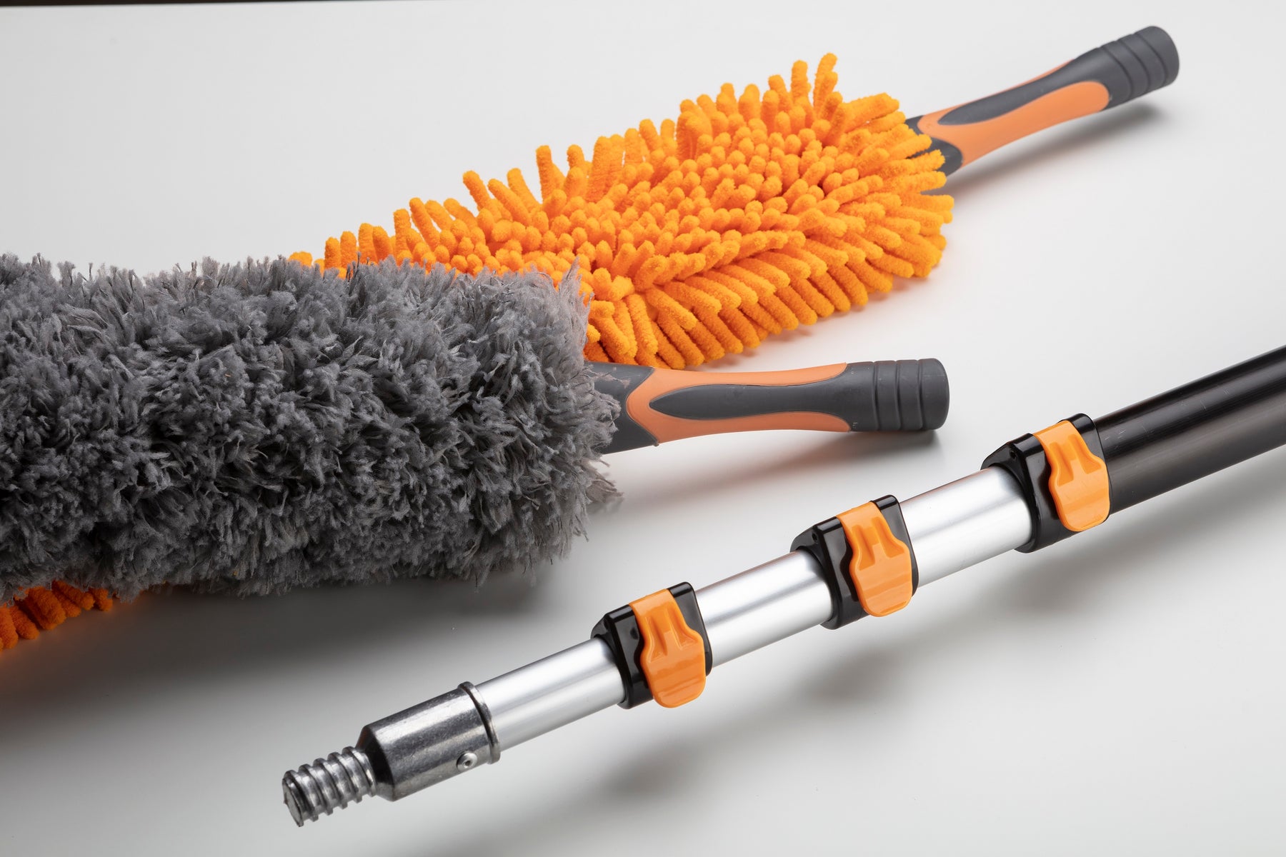 Extend-A-Reach Car Wash Kit with 5-12 ft Extension Pole ing Brushes Set Telescopic Microfiber Mop Soft Brush and Wash Tools The Ultimate RV at MechanicSurplus.com