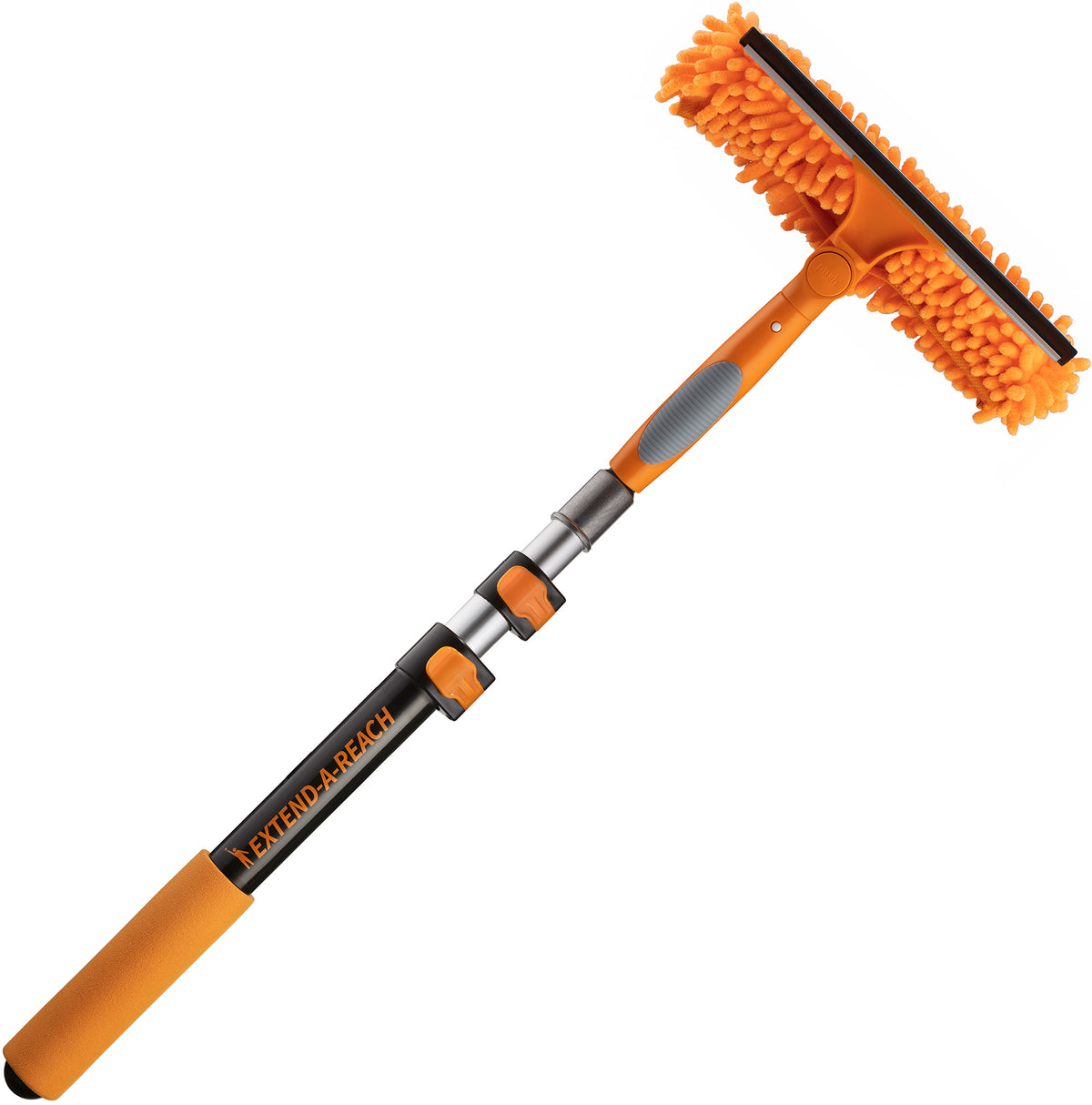 Window Squeegee with Long Handle and 3 ft Telescopic Extension Pole