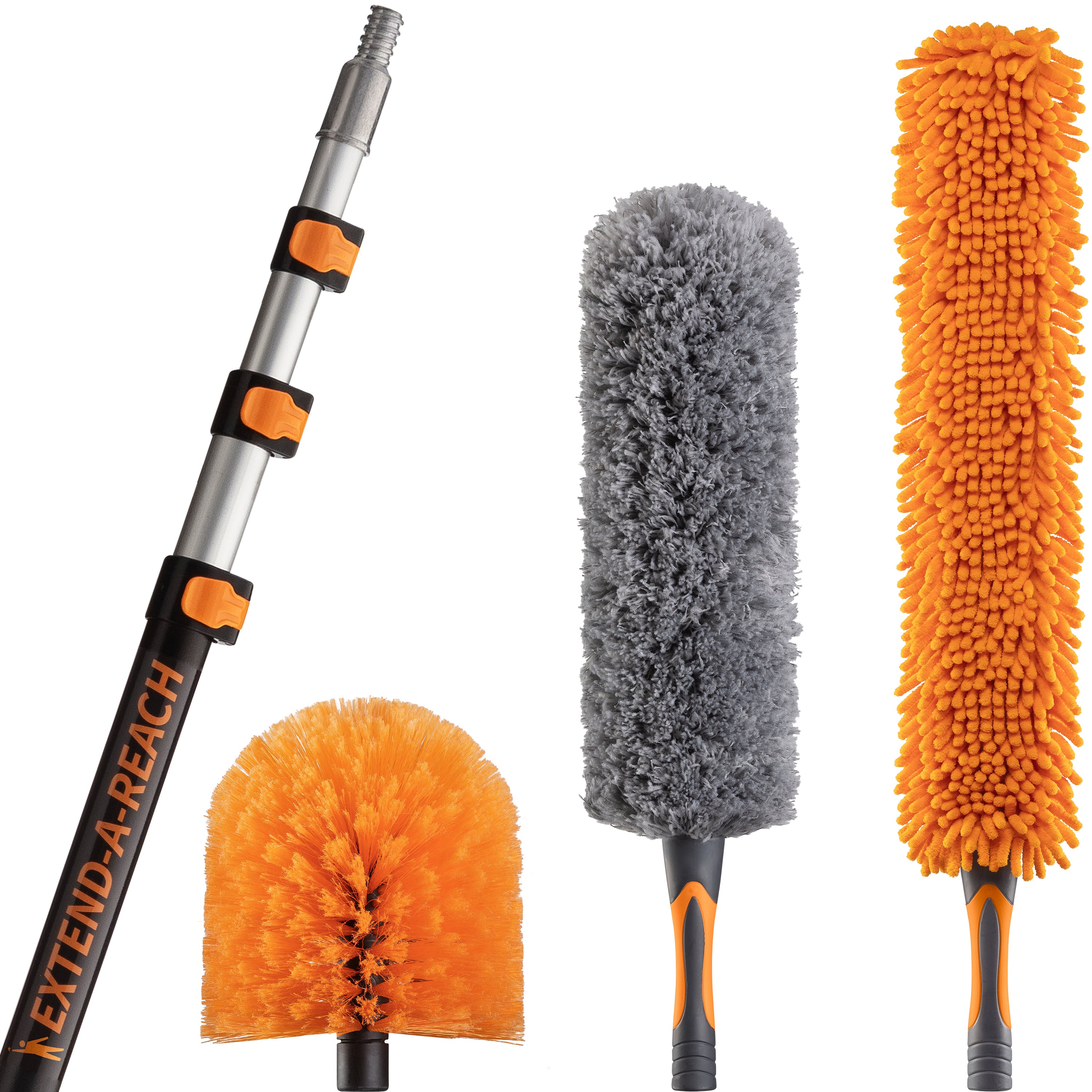 High Reach Duster Kit with Extension Pole - The Ultimate Dusting Kit