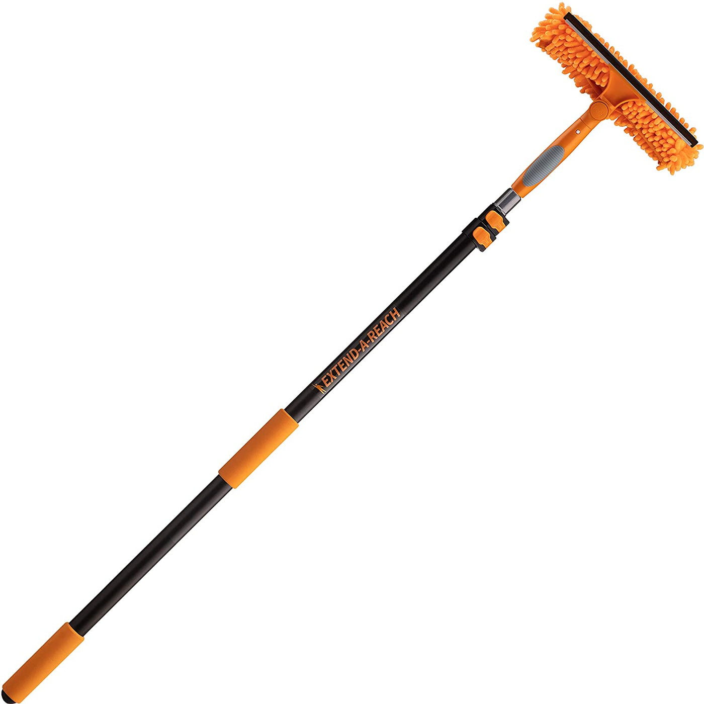 Window Washing Squeegee Kit with 12 ft Telescopic Extension Pole –  Extend-A-Reach
