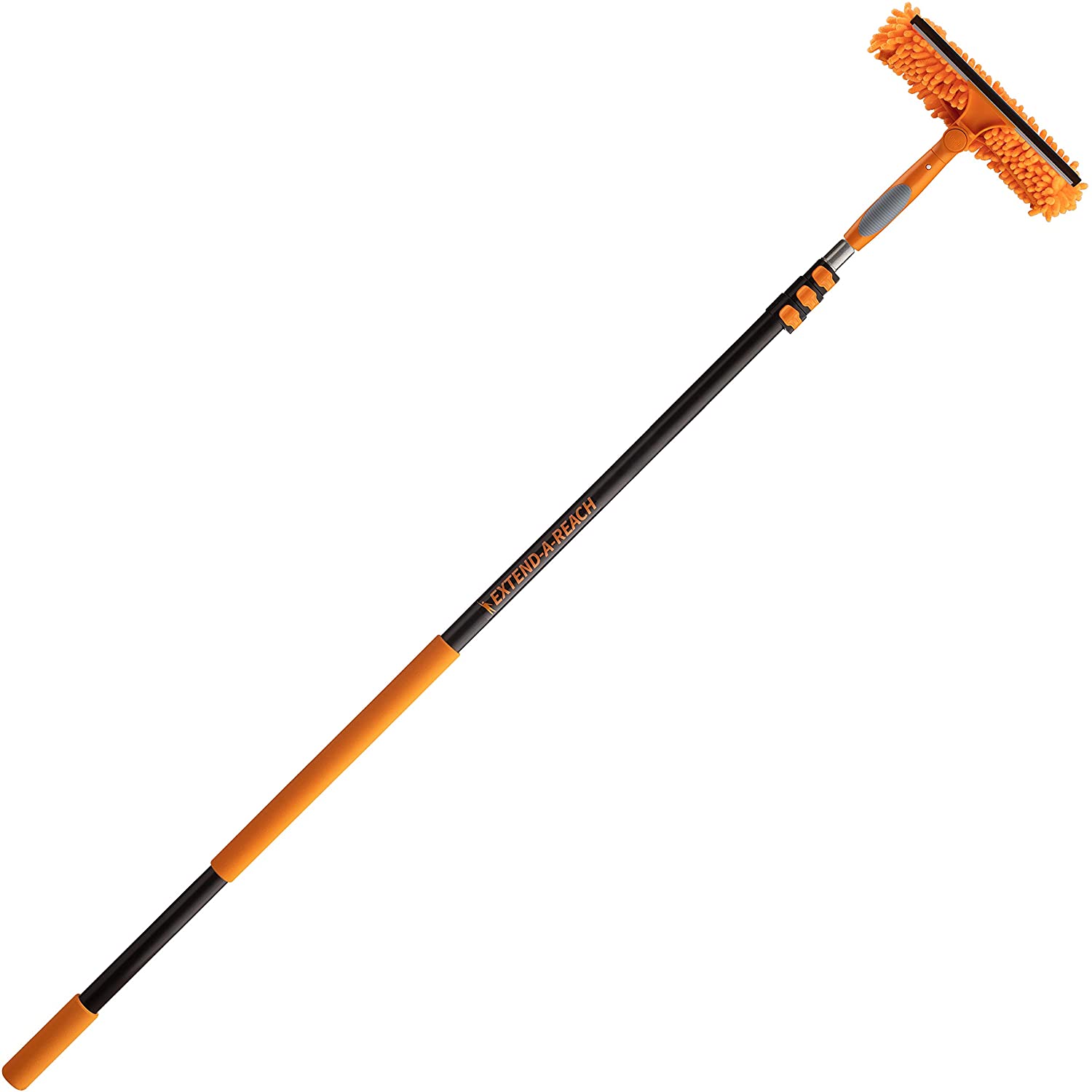 Window Washing Squeegee Kit with Extension Pole // Window Cleaning Tool Combo with Telescopic Pole