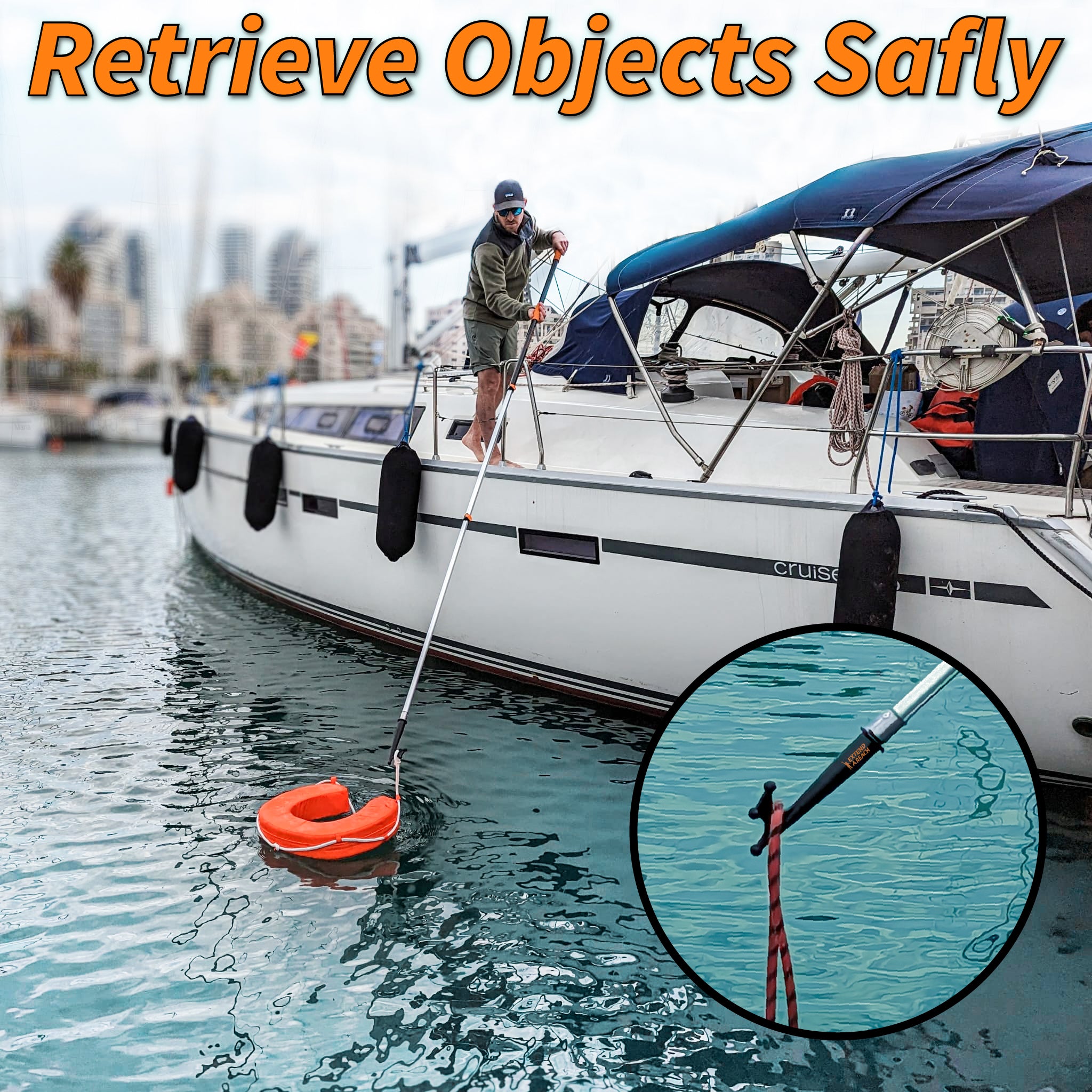 Kayak Anchor Stainless Steel Boat Anchor Hook - Quick Release System ...