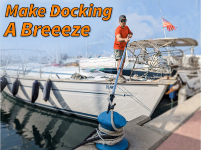 Boat Hook for Docking with Telescoping Extension Pole