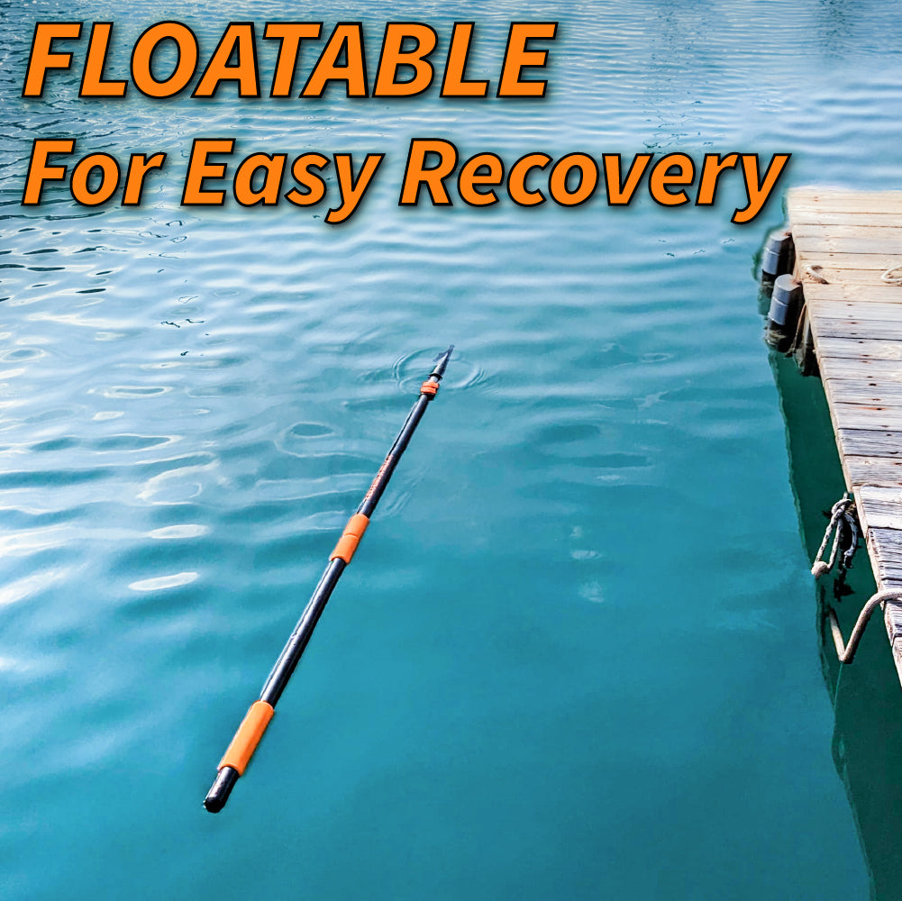 EXTEND-A-REACH Telescoping Boat Hook - 5-8ft Pole Extends To 14ft For Docking, Push Pole & Cleaning